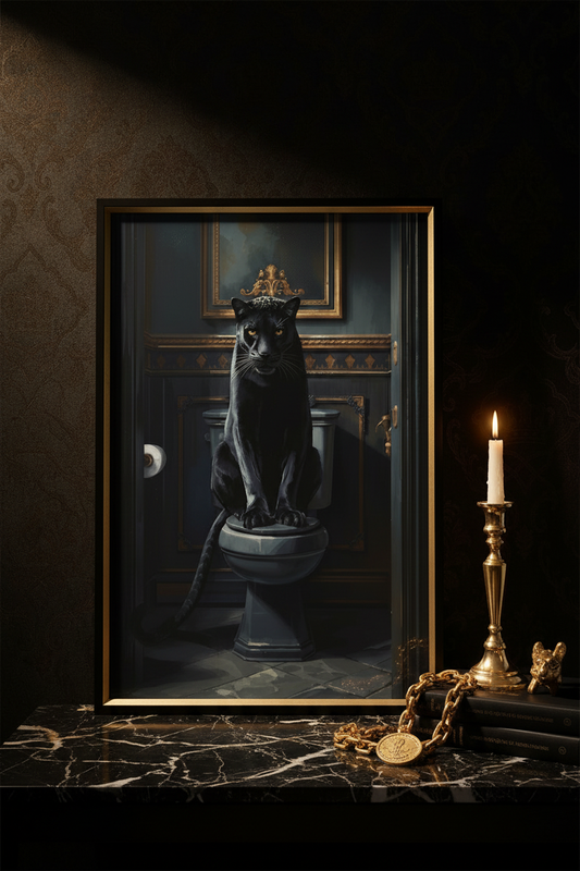 Black Panther Royal | Zwart Goud Luxe Stijl