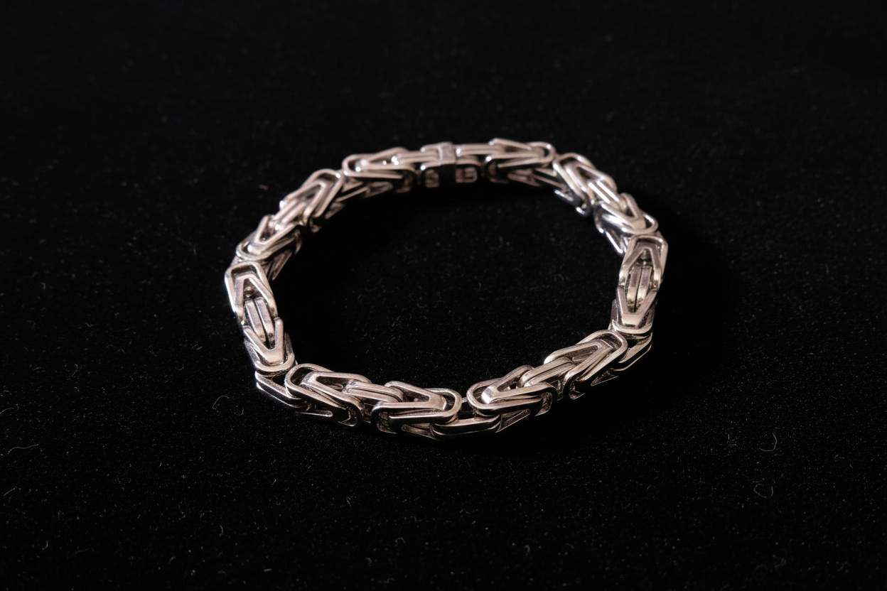 Byzantine armband 45 graden