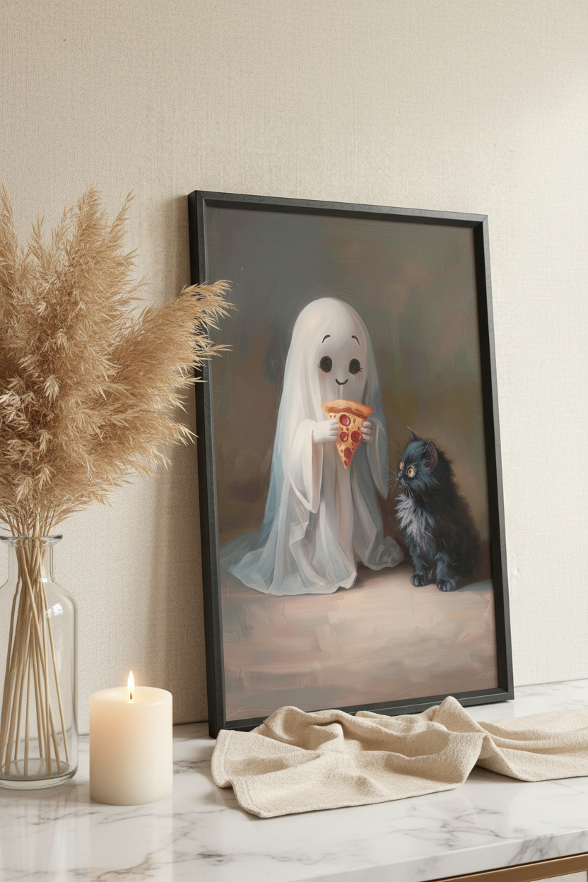 Cat & Ghost Pizza | Franse Boerderij x Hotel Chique