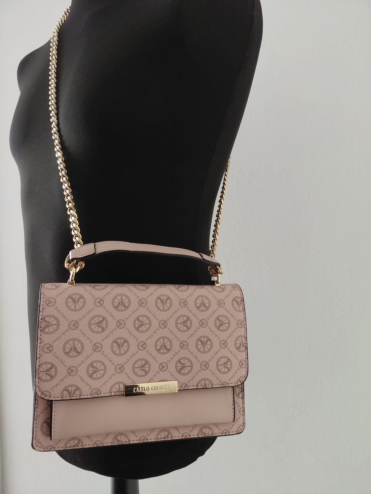 Carlo Colucci Handtas Roze