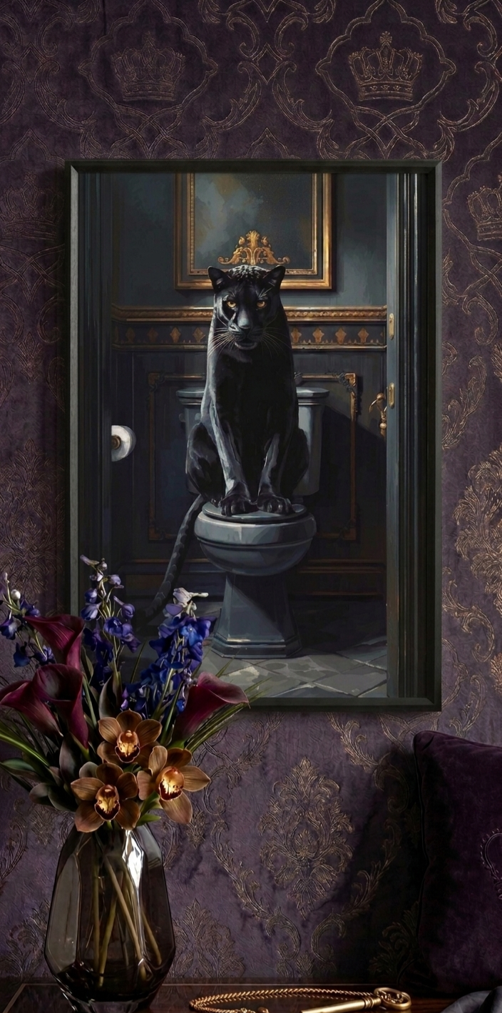 Black Panther Royal | Art Print | Ingelijst